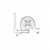 Zacisk ZSK125/2 793701 /100szt./